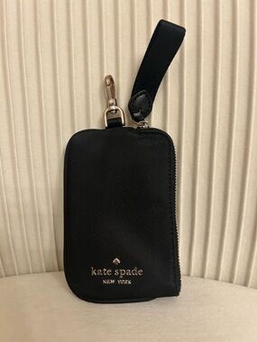 kate spade Black and Gold Wristlet Wallet